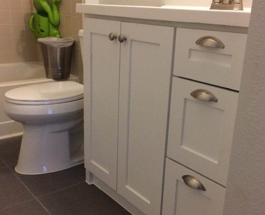 White Oak Shaker Bathroom Vanity